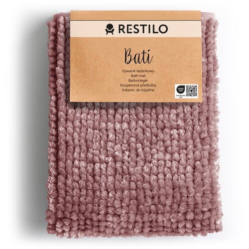 Restilo Rožnata kopalniška preproga 60x90 cm Bati – Cene