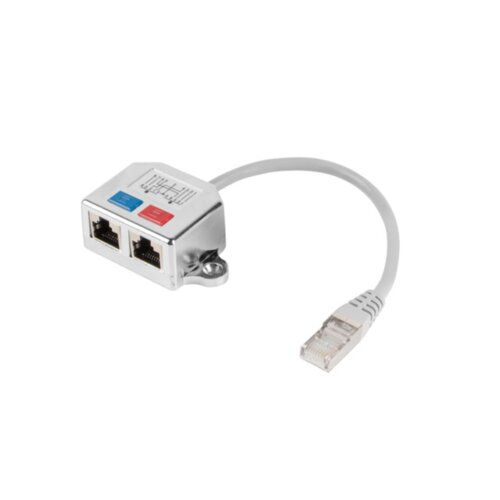 Lanberg Adaptador Splitter Ethernet FTP RJ45 A 2x RJ45, (20754679) Cene