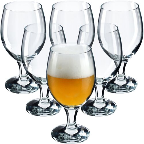 KADAX Pivski vrček, komplet 6 steklenih vrčkov, 400 ml, darilni set, (5000351704) Cene