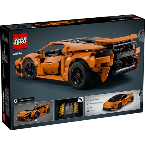 Lego 42196 Lamborghini Hurac&amp;aacute;n Tecnica narandžasti Slike