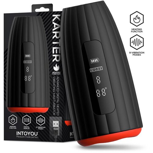 INTOYOU Karter Advanced Digital Heated Vibrating Masturbator Cene