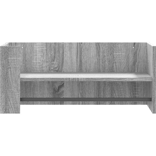 VidaXL Zidna polica boja hrasta 70,5 x 35 x 30,5 cm konstruirano drvo Slike