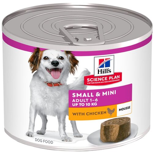 Hill’s Science Plan Adult Small & Mini Mousse – Piletina (24 x 200 g) Cijene