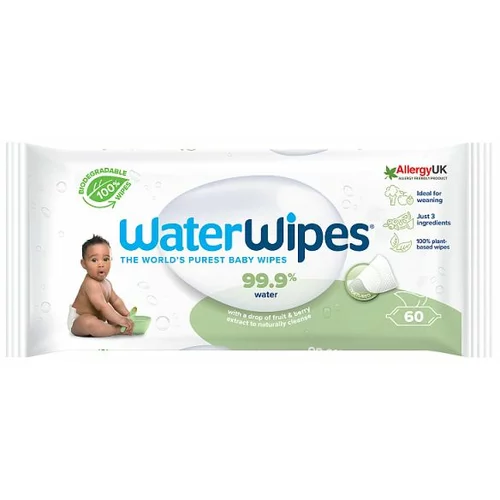 Water Wipes Baby Wipes Soapberry otroški nežni vlažni robčki 60 kos