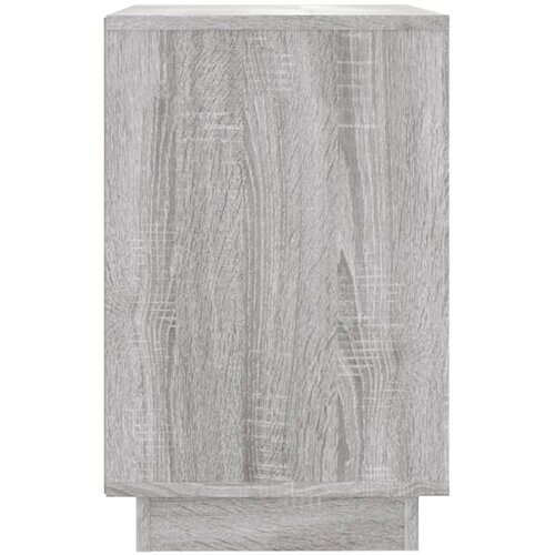  Komoda sivog hrasta sonome 102x35x60 cm od konstruiranog drva Slike