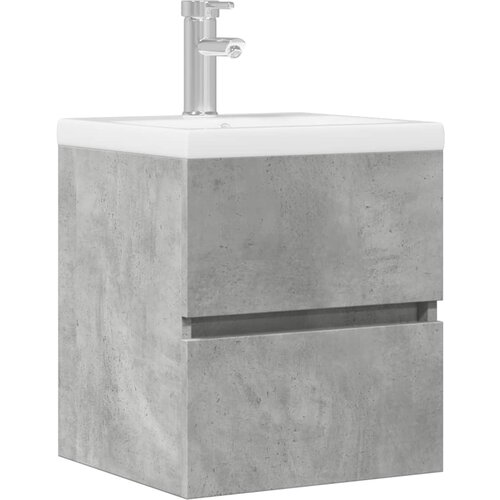 vidaXL Ormarić za umivaonik siva boja betona 41x38,5x45 cm drveni Cijene