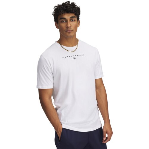 Under Armour Stacked Logo SS T-shirt White Slike