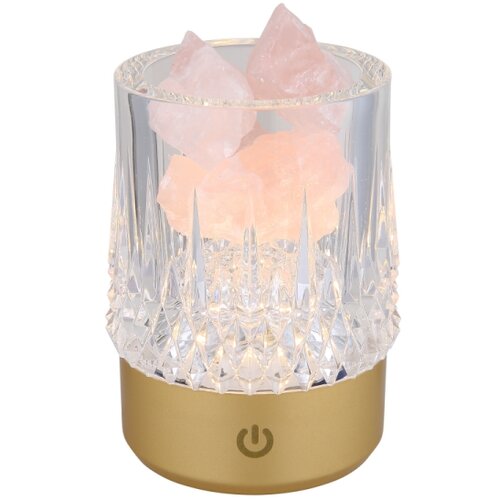 Globo 21044 - LIZZY stona LED lampa, prigu&amp;scaron;iva, sa dodirnim upravljanjem, punjiva, LED/1W/5V, 1200 mAh, zlatna Slike