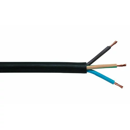  Gumeno izolirani kabel H07RN-F 3G1,5 mm² (Broj parica: 3, 1,5 mm², Crne boje, 5 m)