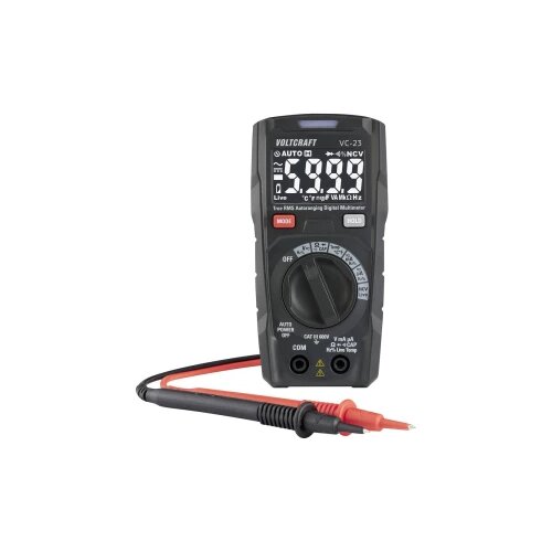 Voltcraft Digitalni multimetri VC-23 ročni multimeter digitalni CAT III 600 V Prikaz (&amp;scaron;tetje): 6000, (5000279426) Slike