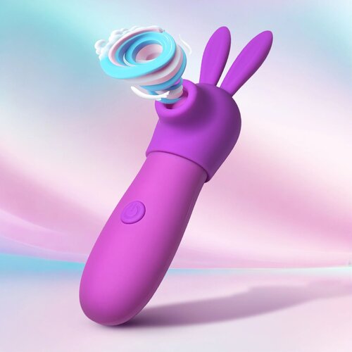 Shegasm Bunny Sidekick Suction Clit Stimulator Purple Cene