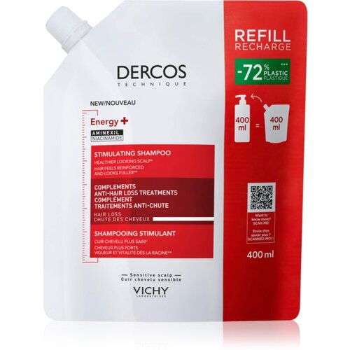 Vichy Dercos Energising šampon za okrepitev las proti izpadanju las 400 ml Cene
