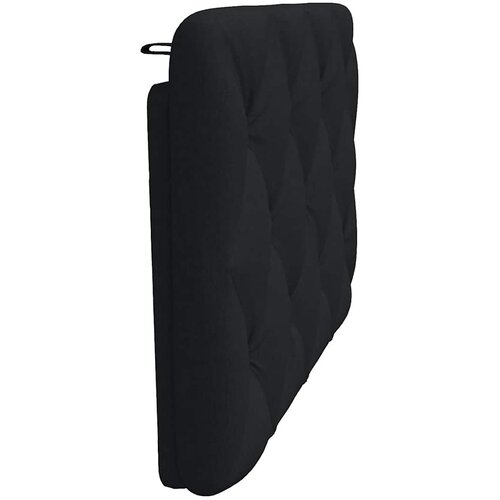  Jastuk za uzglavlje crni 80 cm od tkanine Slike