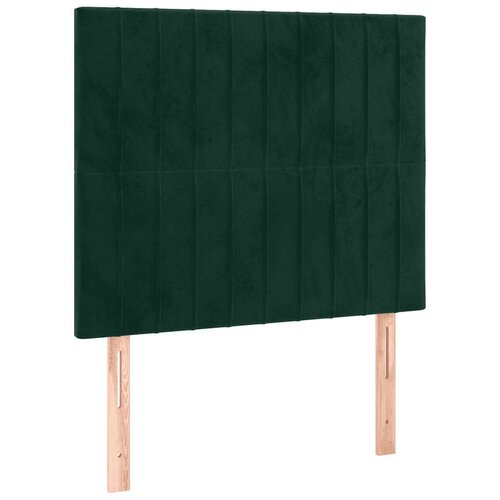  Uzglavlje tamnozeleno 100x5x118/128 cm bar&amp;scaron;unasto Slike