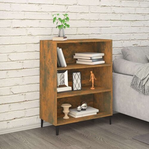  Komoda boja dimljenog hrasta 69 5x32 5x90 cm konstruirano drvo Slike