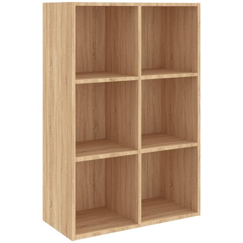 Maison Chic Knjižna omara - Knjižni regal sonoma hrast 66x30x98 cm iverna plo&amp;scaron;ča, (21725548) Slike