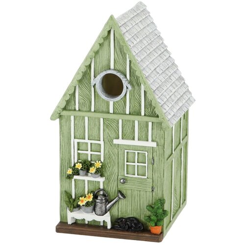 Esschert Design zelena kućica za ptice Garden House Slike