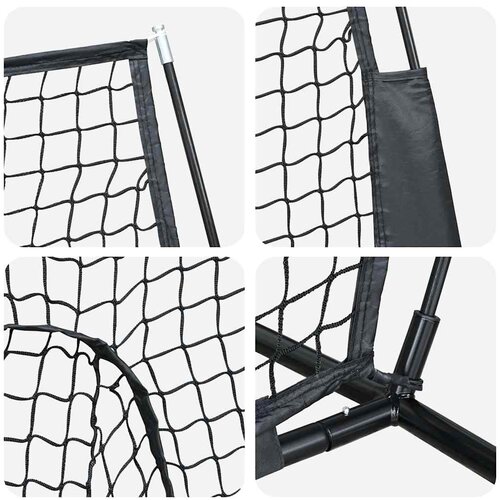  Mreža za vježbanje baseballa Crna 250 x 106 x 209 cm Poliester Slike