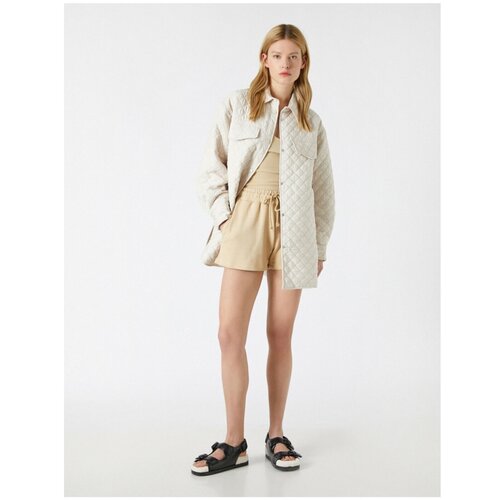 Koton Women's Quilted Pocket Jacket Cene