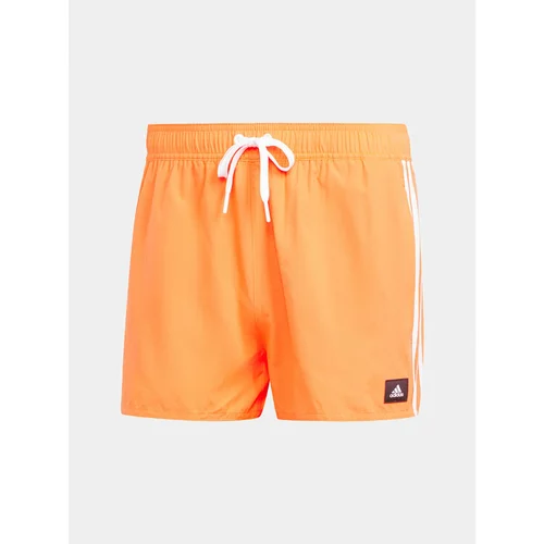Adidas Športne kratke hlače 3-Stripes CLX IS2053 Oranžna Regular Fit