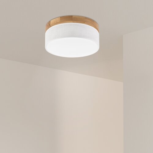  Brilagi - LED stropna svetiljka BELLADONNA LED/20W/230V prečnik 30 cm bela/hrast Slike