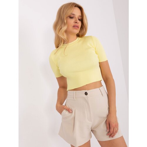 BADU Blouse-BA-BZ-2305.32-light yellow Cene