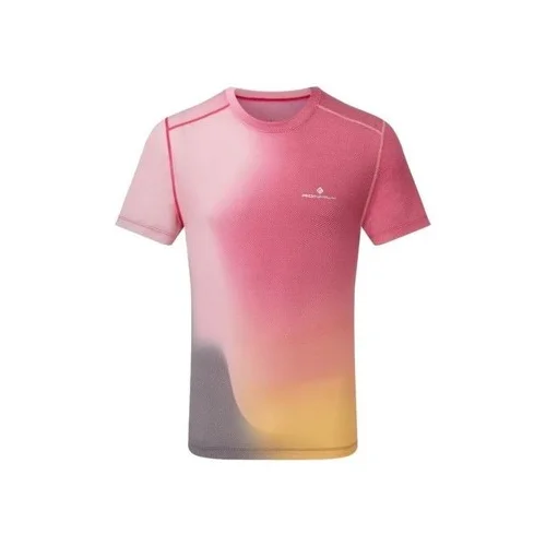 Ronhill Tech Golden Hour Tee Ružičasta