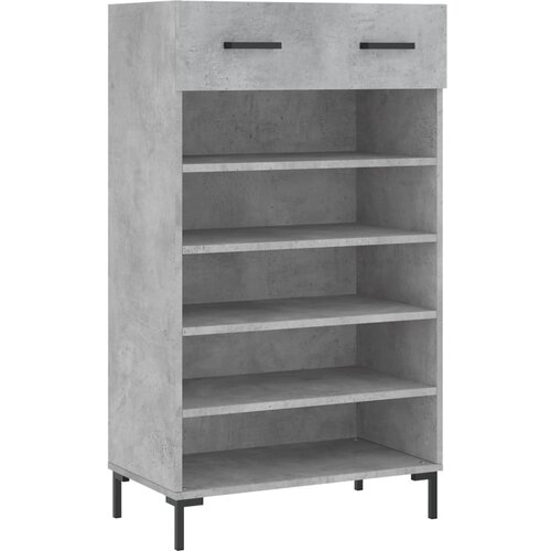 Maison Chic Omarica za obutev - Kopa za čevlje betonsko siva 60x35x105 cm inženirski les, (21777546) Slike
