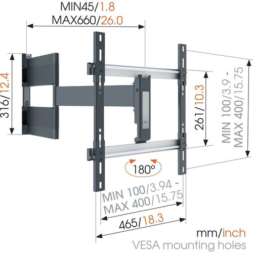 Vogels stenski TV nosilec THIN 546 Slike