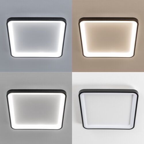  Brilagi - LED prigu&amp;scaron;iva plafonsko svetlo FALCON SLIM LED/50W/230V 50x50 cm crna+daljinski upravljač Slike