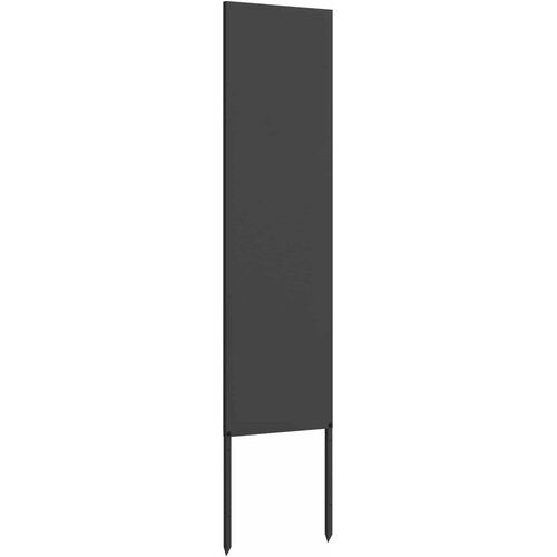  Privatnost u vrtu Crna 32 x 140 cm Hladno valjana čelična Slike