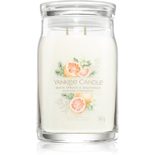 Yankee Candle White Spruce & Grapefruit dišeča sveča 567 g Cene