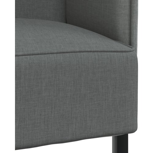 vidaXL visok naslon sofa Tamno siva 109x56x121 cm Tkanina Cijene