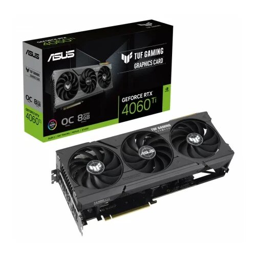 Asus Grafična kartica TUF GeForce RTX 4060 Ti GAMING OC, 8GB GDDR6, PCI-E 4.0 Slike