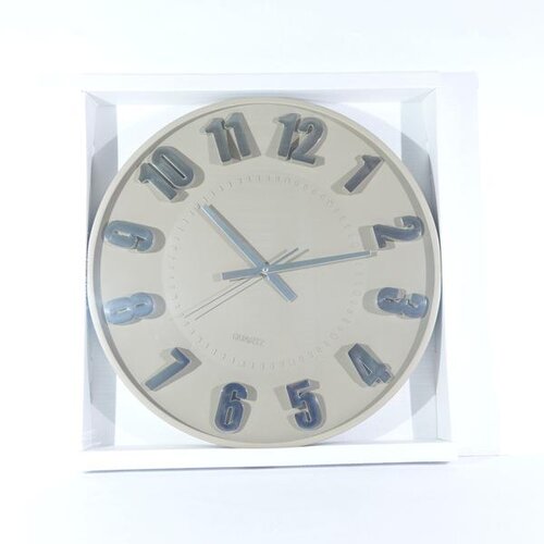  ZIDNI SAT 50CM HK BEIGE Slike