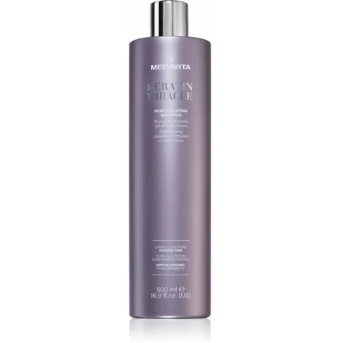 Medavita Keratin Miracle Pure Chelating Shampoo šampon za dubinsko čišćenje za kosu 500 ml