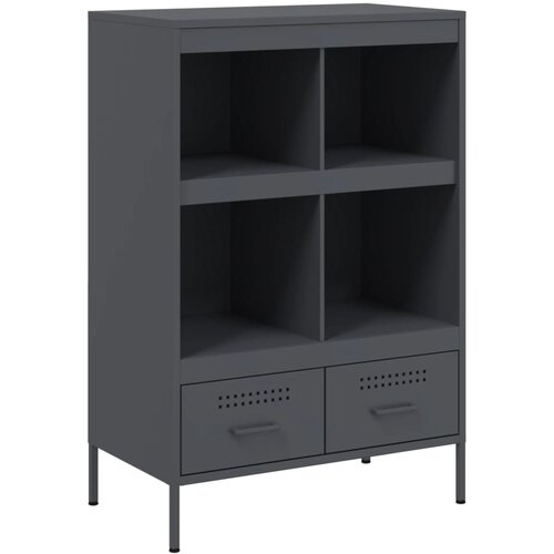 Maison Chic Visoka omara - Komoda - Predalnik antracit 68x39x101,5 cm jeklo, (21716828) Slike