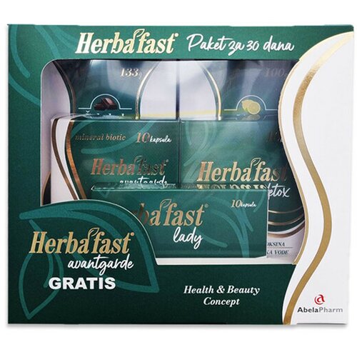 Herbafast beauty&slim paket za 30 dana + avantgarde gratis Cene