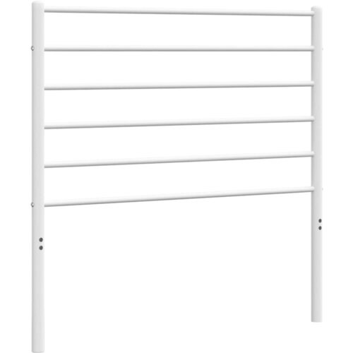 Maison Chic kovinsko posteljno vzglavje - vzglavna omarica - nočna omarica belo 80 cm, (21704574) Slike