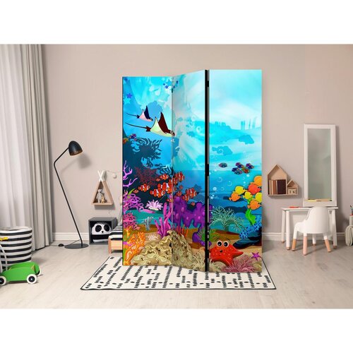 Artgeist Paravan Colourful Fish, 3-Delni, Dvostranski Slike