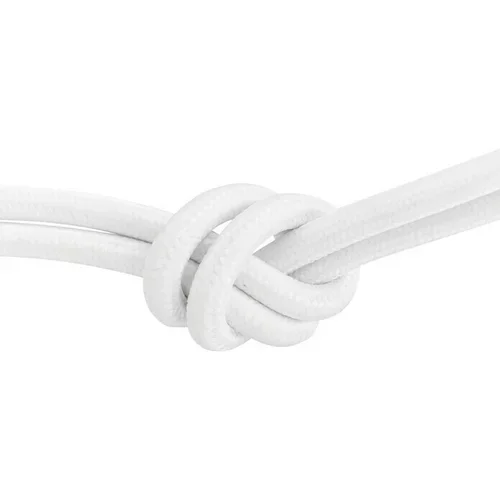Home Sweet Home Tekstilni kabel na metar (Bijele boje, 3-žilno, 0,75 mm²)