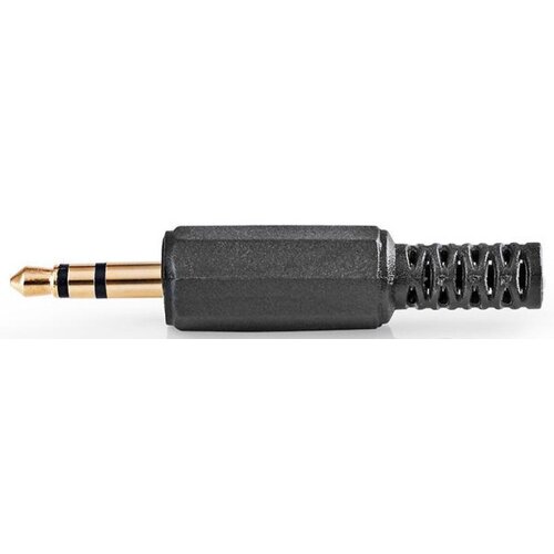 Nedis CAVC22900BKG, Audio konektor, Ravni, Mu&scaron;ki, Pozlaceni, Lemljenje, Pre&egrave;nik ulaza: 4,0 mm,PVC, 1 kom Cene
