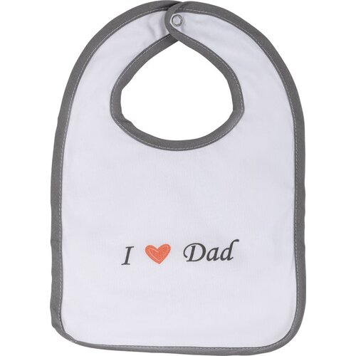 Bubaba by FreeON podbradnjak I love dad white/grey Cene