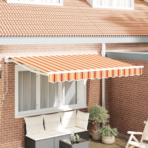 vidaXL Retraktilna tenda Morsko modra 350x200 cm Cene