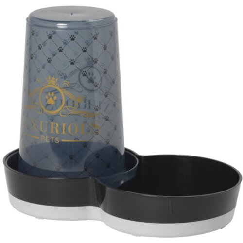 Moderna Hranilica za pse i mačke Tasty Luxurious, 1.5l, Crna Slike