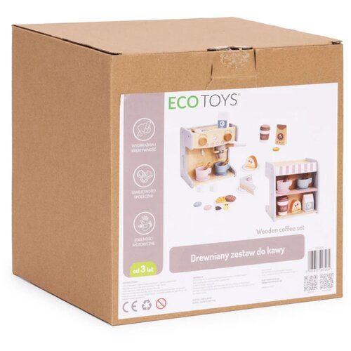 ECO TOYS Drveni aparat za kavu 2u1 Slike