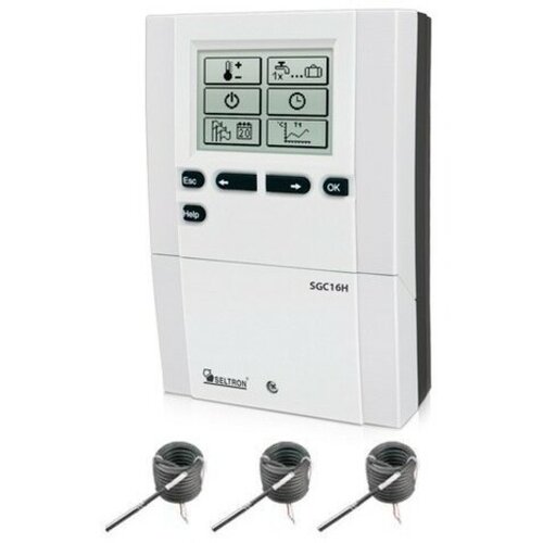 Seltron diferenčni regulator promatic SGC16H, s 3 tipali tf/pt Slike