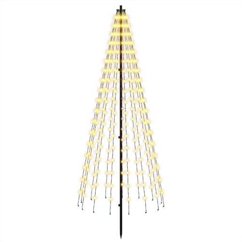  LED božićno drvce 165 cm 270 LED lampica Topla bijela Željezo - 165 cm Slike