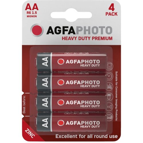 Agfa zinc baterije, AA, 1.5 V, blister 4 kom B4 Slike