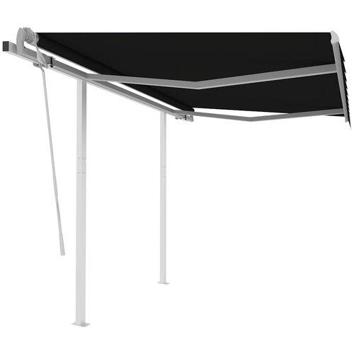 Tenda na ručno uvlačenje sa stupovima Slike